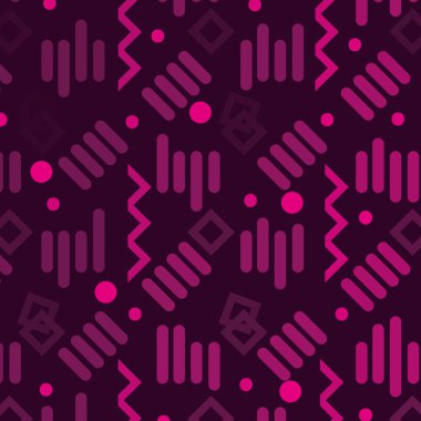 renk memphis geometrik şekil stili arka plan vektör çizim