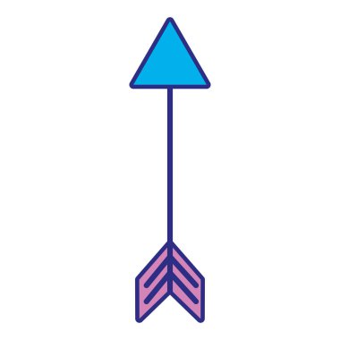 tam renkli ok öğe işaretçi tasarım sanat vektör çizim ile