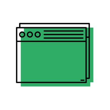 Web sitesi Internet sayfa teknoloji tasarlamak vektör