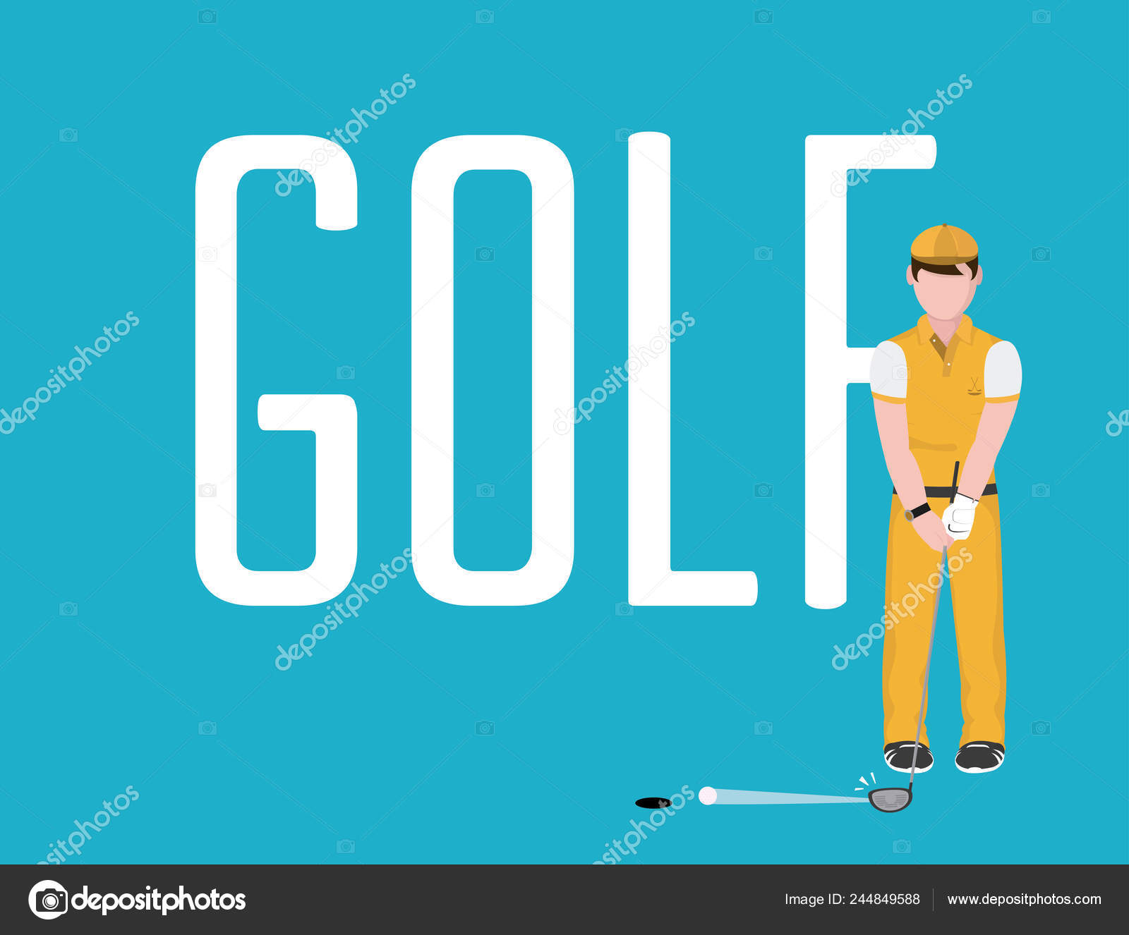 Работница гольф клуба 