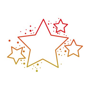 satır parlak yıldız parlak tasarlamak vektör uzay