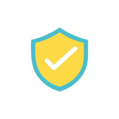 kalkan güvenlik koruma web simge vektör çizim