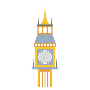 renkli büyük ben Londra yolculuk tatil vektör çizim