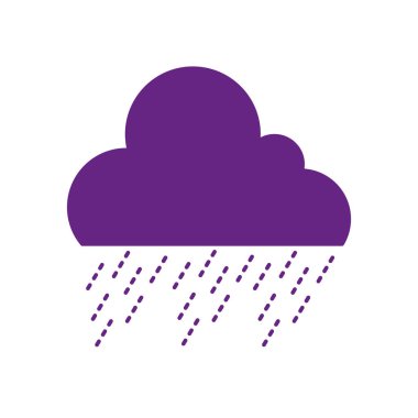 gökyüzünde hava vektör çizim yağmur noktalı şekli doğal bulut