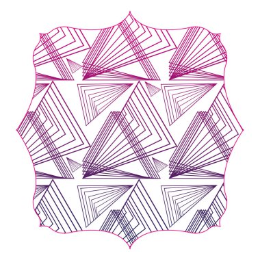 siluet, seamless modeli grafik arka plan tasarım vektör çizim ile kare