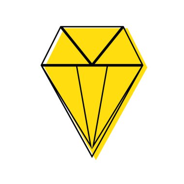 renk parlak kristal elmas ve kıymetli taş vektör çizim