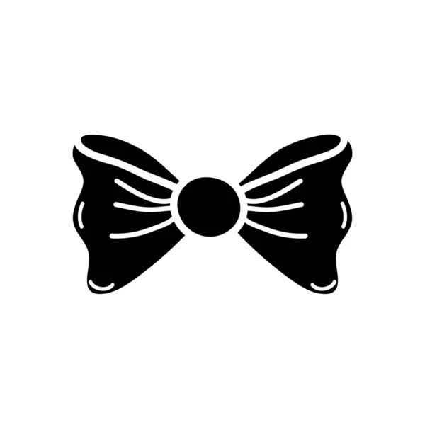 輪郭リボン弓ファッション装飾デザイン ベクトル イラスト — ストックベクタ