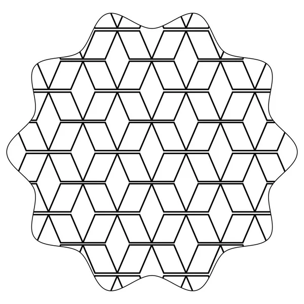 Αστέρι Γραμμή Μοτίβο Φόντο Γεωμετρικά Σχήματα Στυλ Εικονογράφηση Διάνυσμα — Διανυσματικό Αρχείο