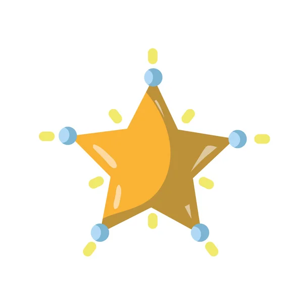 光沢のある星メリー Chritsmas 装飾ベクトル図 — ストックベクタ