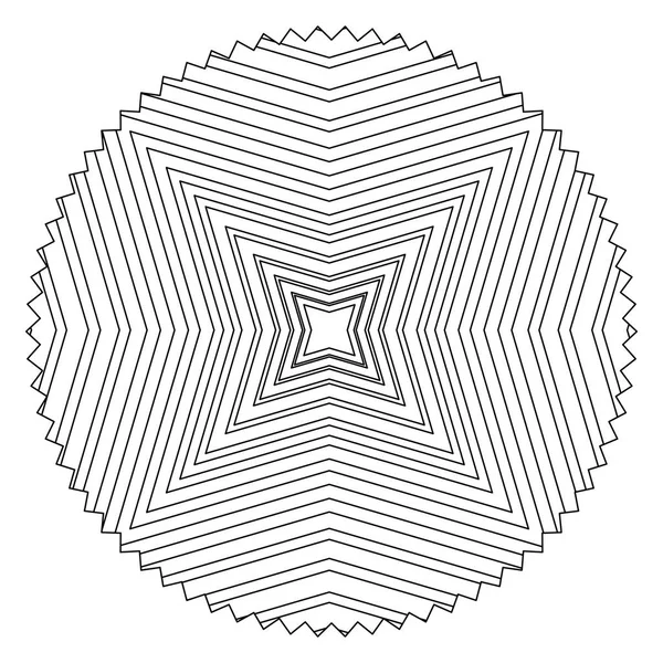 çizgi daire ile desen soyut şekiller adam tasarlamak vektör