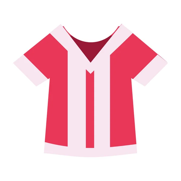 Objet Shirt Coloré Pour Jouer Illustration Vectorielle Football Américain — Image vectorielle