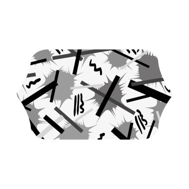 gri tonlamalı kontur dikdörtgen grafik stili resim arka plan vektör çizim ile