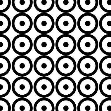 Desen arka plan doku dekorasyon ve tekstil tema siyah ve beyaz tasarım vektör çizim