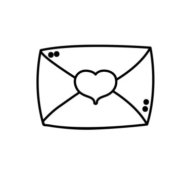 Aşk, tutku ve romantik Tema izole tasarım vektör çizim kartı