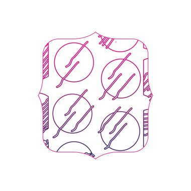 renkli quadrate geometrik grafik stili arka plan vektör çizim ile