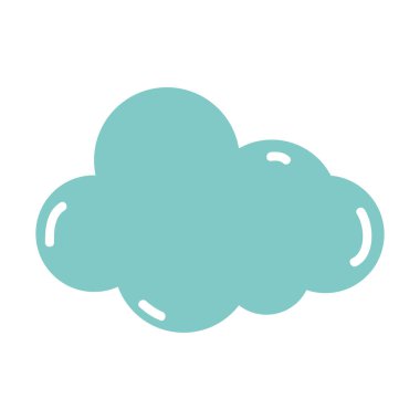 renkli doğal bulut içinde gökyüzü hava tasarlamak vektör için