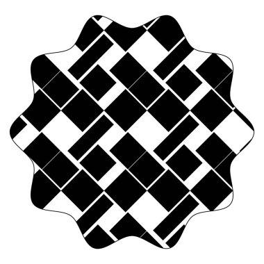 Dikişsiz desen şekiller arka plan stili vektör çizim ile yıldız