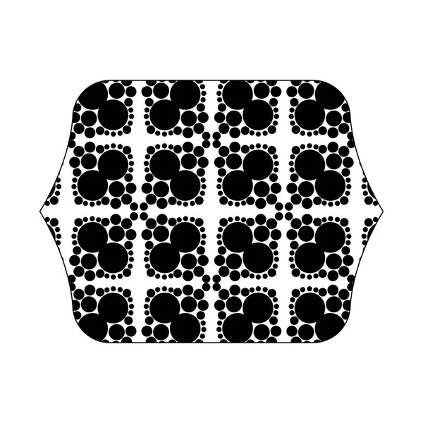 グラフィックのシームレスなパターン背景スタイル ベクトル イラスト付きの四角形のシルエット — ストックベクタ