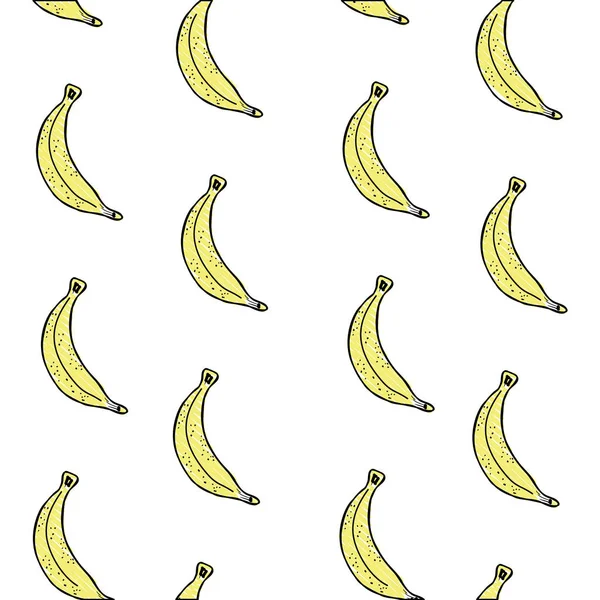 Grated Delicious Banana Fruit Background Design Vector Illustration — Stock Vector