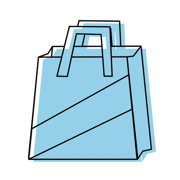 颜色购物袋对象自定义商店矢量插图 — 图库矢量图片