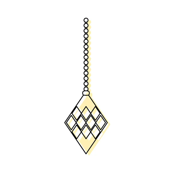 メリー クリスマス装飾ベクトル イラストに色ゴールド ダイヤモンド — ストックベクタ