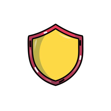 kalkan güvenlik koruma web simge vektör çizim