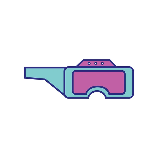 Óculos Tecnologia Objeto Entretenimento Vetor Ilustração — Vetor de Stock