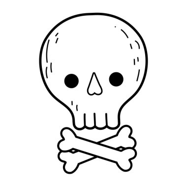 şirin korsan kafatası simgesi