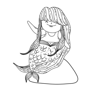 Sevimli deniz kızı peri masalları