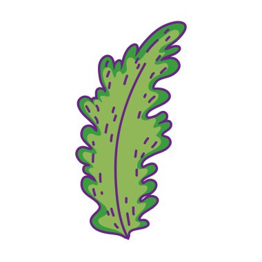 tropikal yaprak ekoloji simgesi