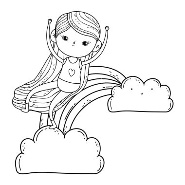 Gökkuşağı karakter, küçük kız