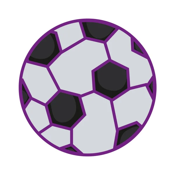 Ballon voetbal sport pictogram — Stockvector