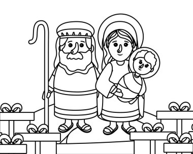 Doğuş sahne çizgi film