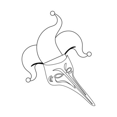 Festival maskesi çizgi film