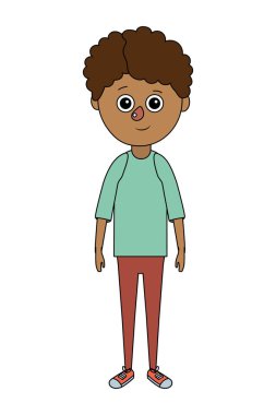 Sevimli çocuk çizgi film