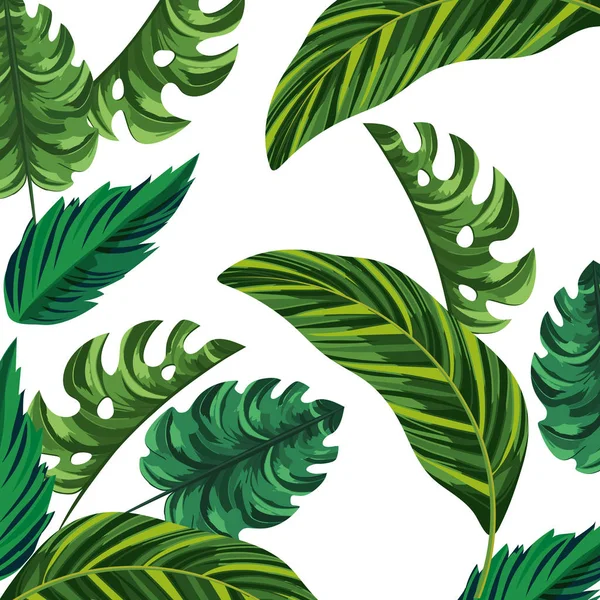 Naturen leafs tecknad — Stock vektor