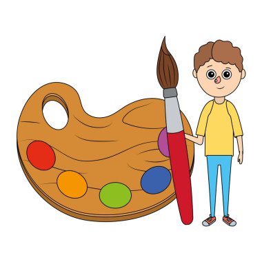 okul çocuk çizgi film