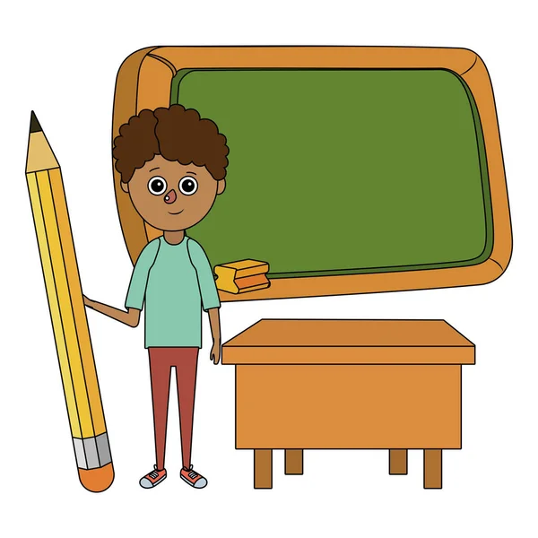 Dibujos animados escolares para niños — Vector de stock