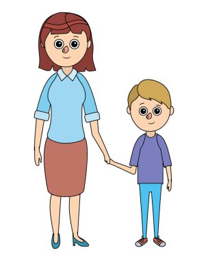 okul öğrenci çocuk çizgi film