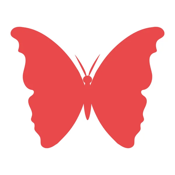 Beau dessin animé papillon — Image vectorielle