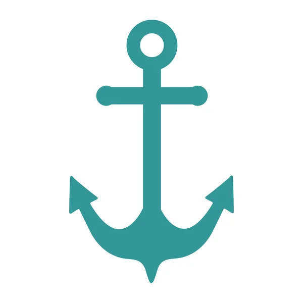 Marine anchor cartoon — Stock Vector