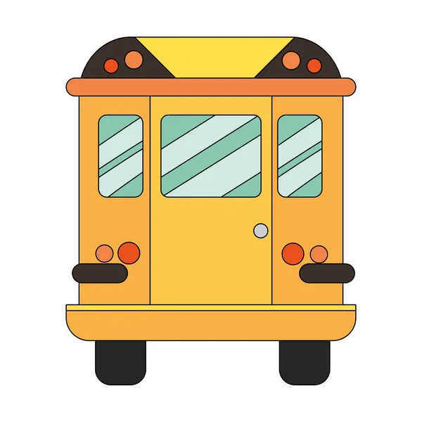 School bus cartoon — Stock Vector