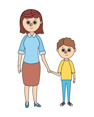 okul öğrenci çocuk çizgi film