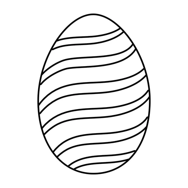 Uovo di Pasqua cartone animato — Vettoriale Stock