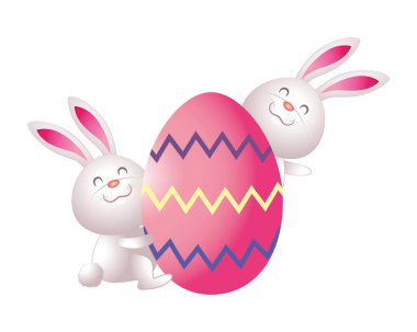 şirin Paskalya Yumurta karikatür