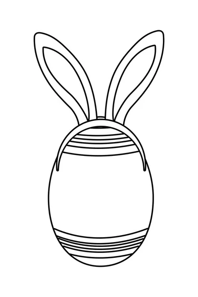 復活祭の卵の漫画 — ストックベクタ