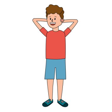 Genç adam çizgi filmi