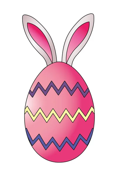 Easter egg cartoon — Stock Vector