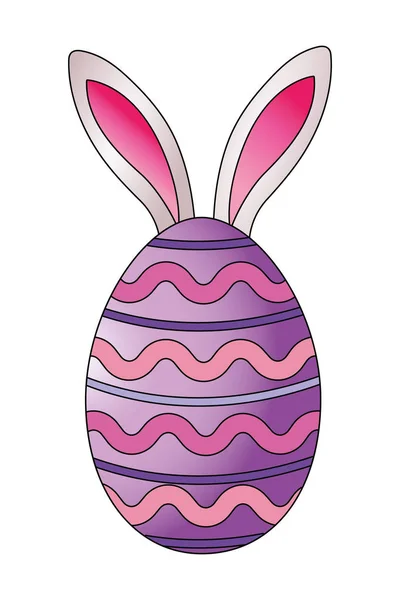 Huevo de Pascua dibujos animados — Vector de stock