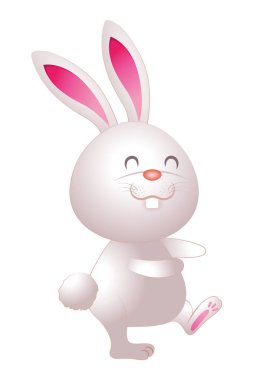 Sevimli tavşan çizgi filmi